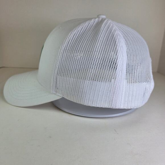 Edinborough White Mesh Trucker Hat Snapback Cap Made in Vietnam - Picture 5 of 9